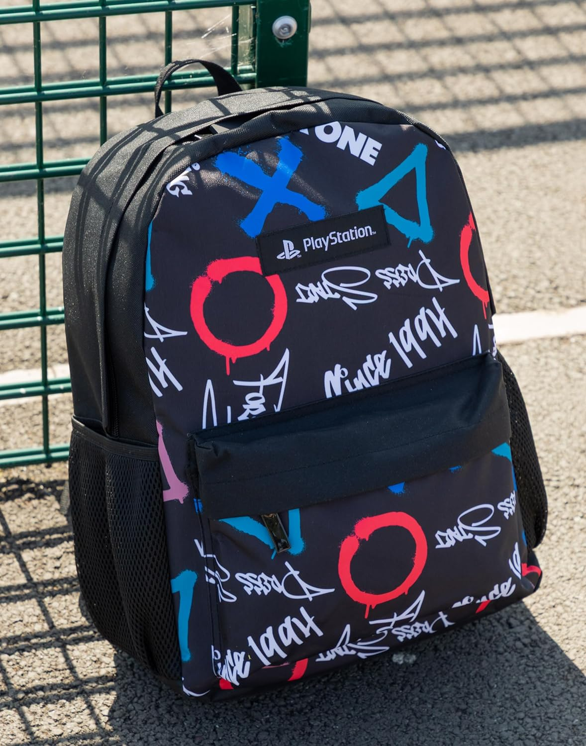 Playstation Unisex Kids Backpack Black | Zipper Design - Multiple Compartments - Durable Back to School Material for Carrying Books | Logo image number 5