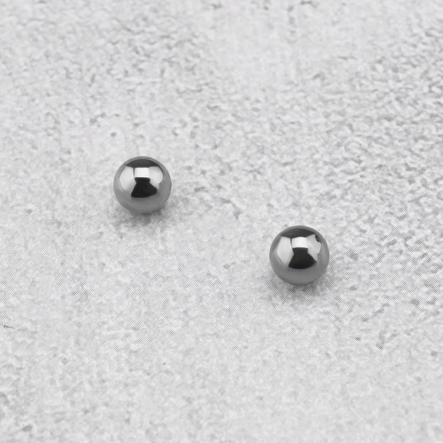 SING F LTD 100Pcs Ball Bearings for Bike Bearing Steel Material Solid Steel Small Size Abrasion Resistance Non-Magnetic Used for Ball Bearings Door Locks Machinery Ball Bearings image number 6