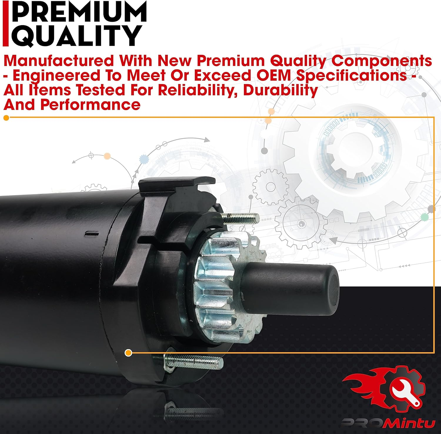 Starter Motor Replaces 20-098-11-S 20-098-11 20-098-05-S 20-098-01-S 20-098-06-S 20-098-08-S 20-098-10-S 2009810 2009811 2009811-S 20-098-05 20-098-06 MS-6029 5796N for Kohler Courage Single Engine image number 2