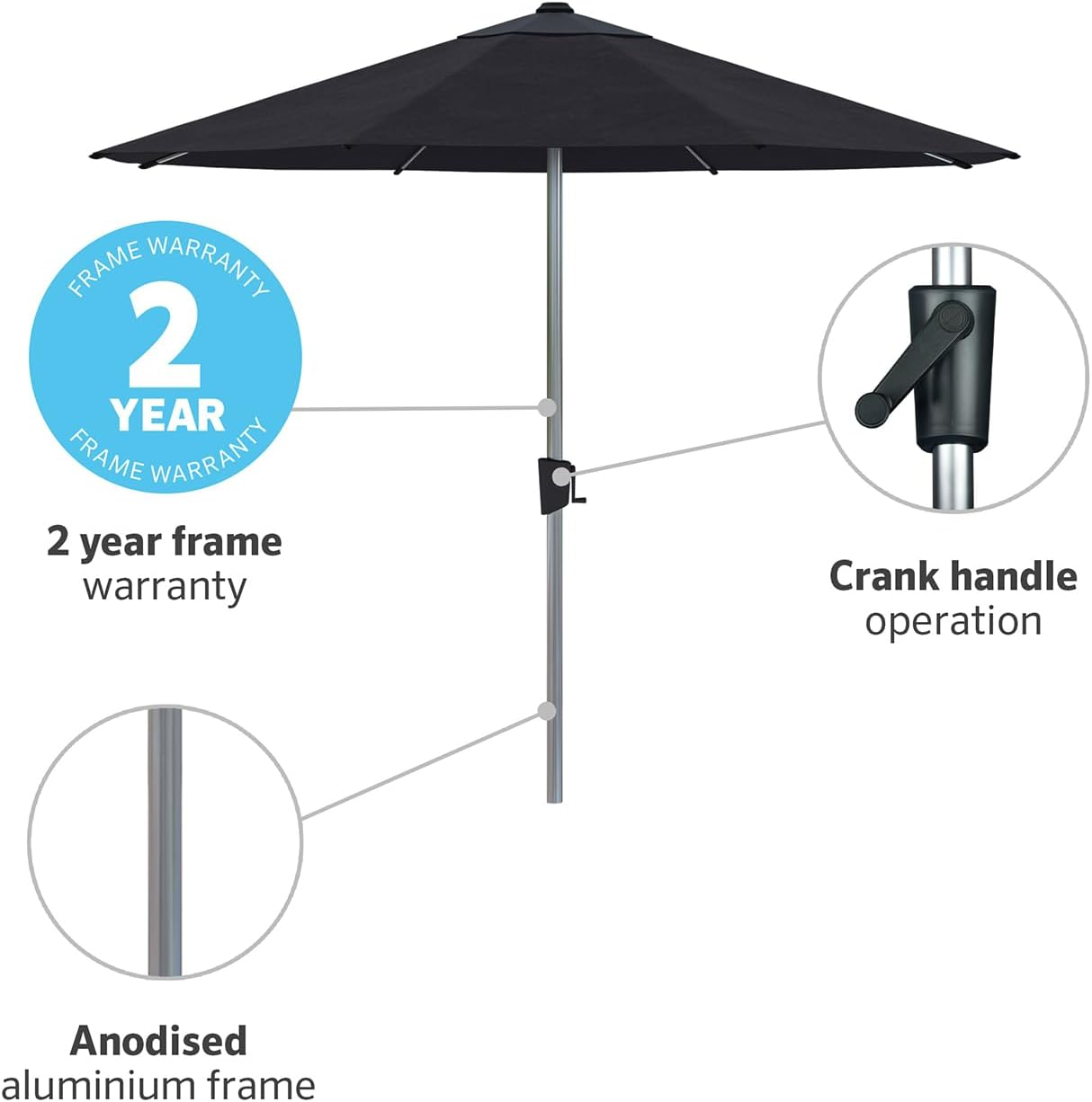 Bronte 3M round Market Umbrella image number 2