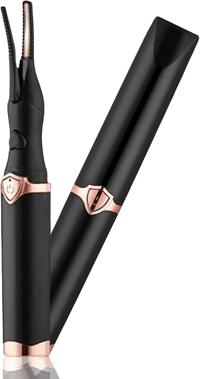 Hrenvaxil Heated Eyelash Curler - 2 in 1 Clip-Type, 3 Temp Modes, Intelligent Power Off, USB Rechargeable for Quick and Natural 24H Curl image number 1