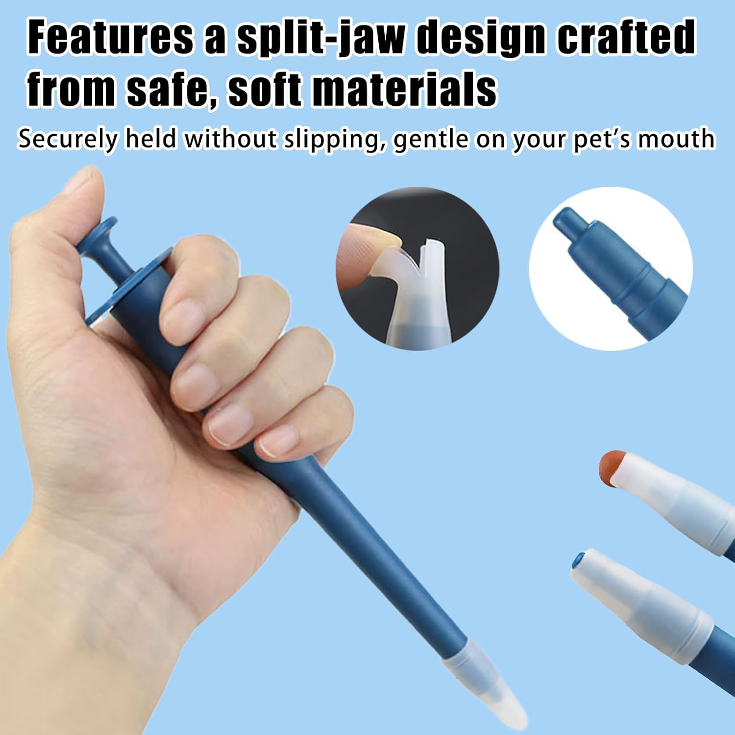 Pill Dispenser for Animals, Pet Pill Popper, Pill Pusher for Cats, Durable, Handy Pet Pill Shooter for Cats and Small Dogs image number 4