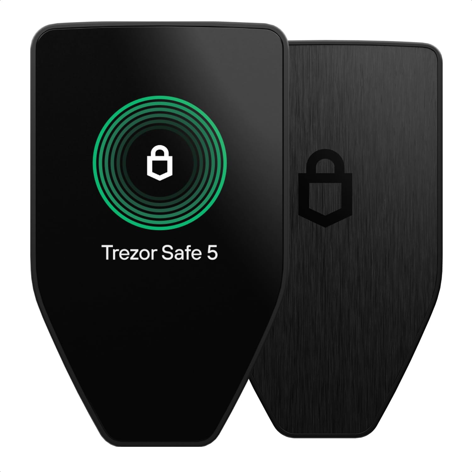 Trezor Safe 5 - Crypto Hardware Wallet with Secure Element & Passphrase, Color Touchscreen, Haptic Feedback, Bitcoin Security, Supports 1000S Coins & Tokens, Quick & Simple Setup (Black Graphite)