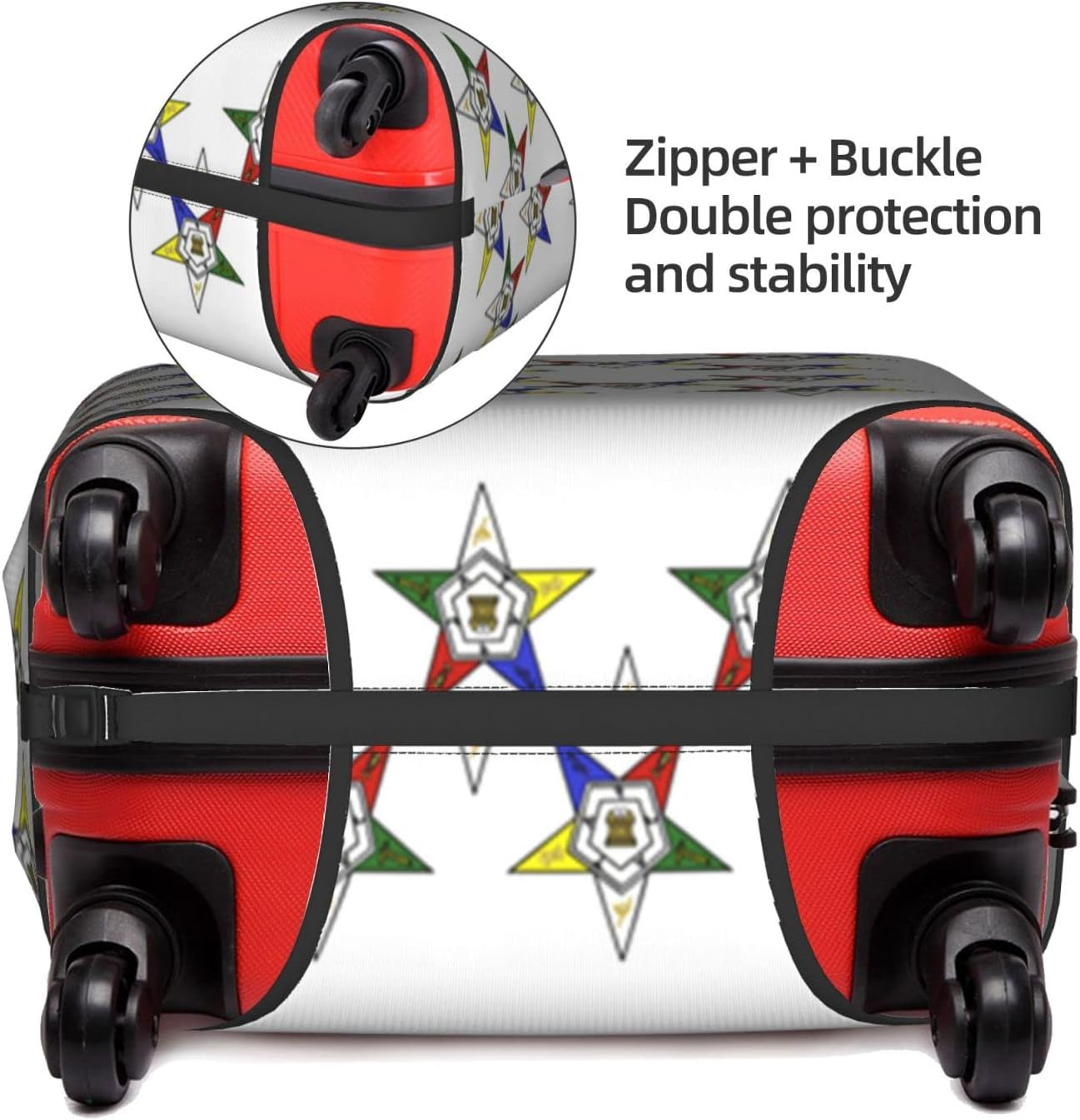 Stars Eastern Stars Luggage Cover Anti-Scratch Suitcase Protector Fits 18-32 Inch Luggage image number 1