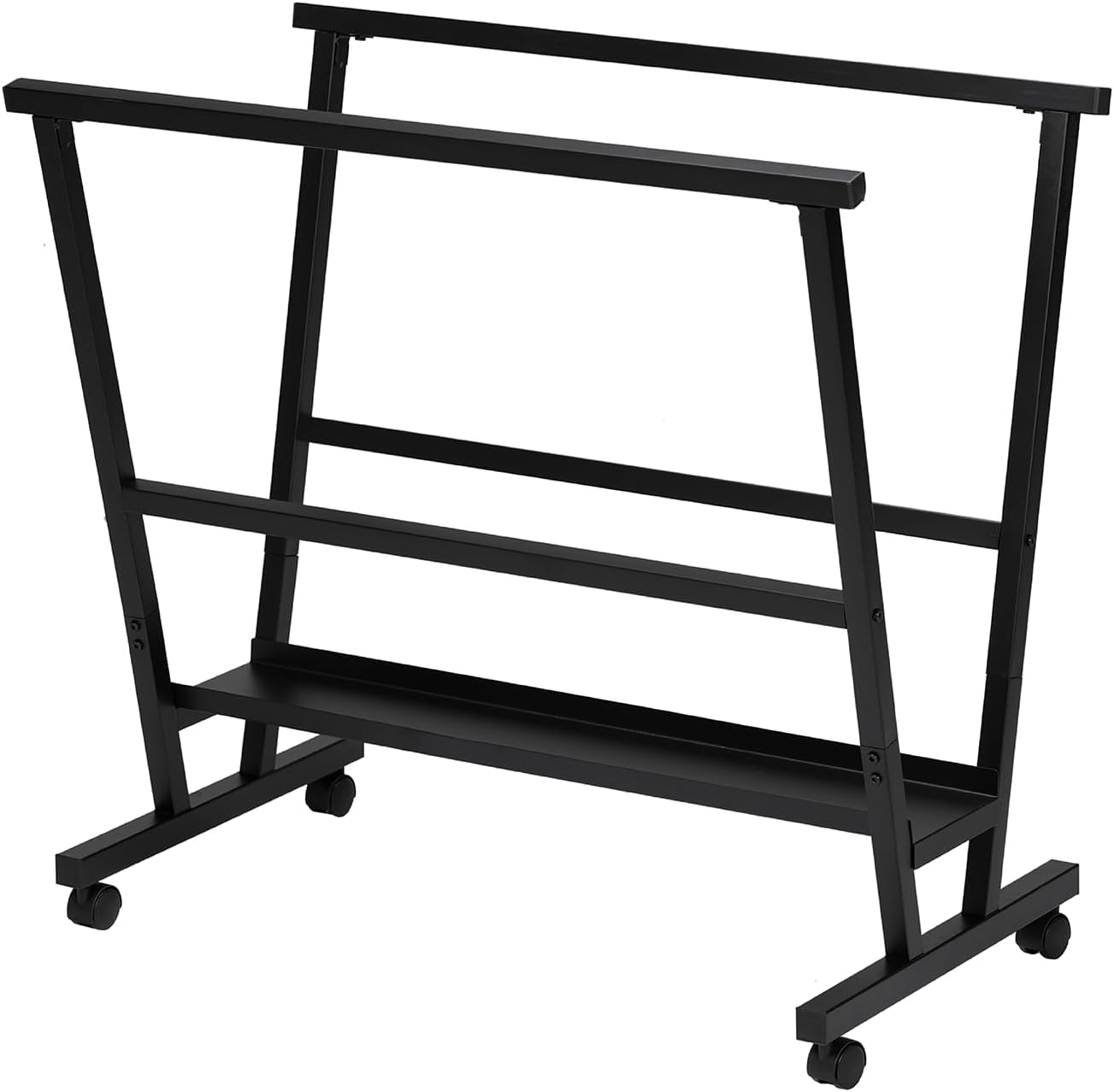 MEEDEN Art Print Rack - Art Drying Rack with Rolling Casters - Metal Print Display Rack for Artworks, Posters, Prints - Black