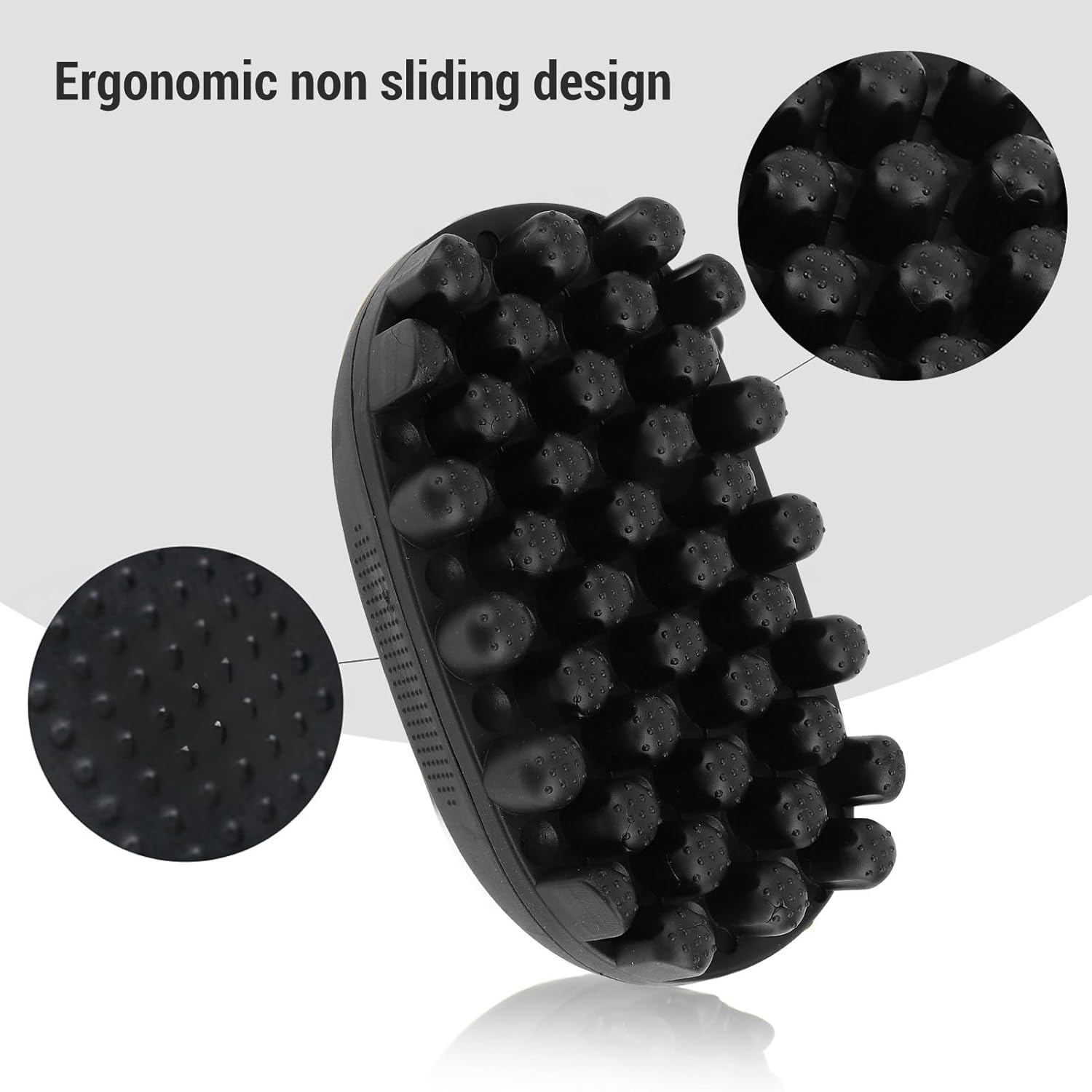 Focket Curl Brush, Lightweight Non Absorbent with Washable Hair Sponge for Afro Curls and Waves (Small Tooth) image number 2