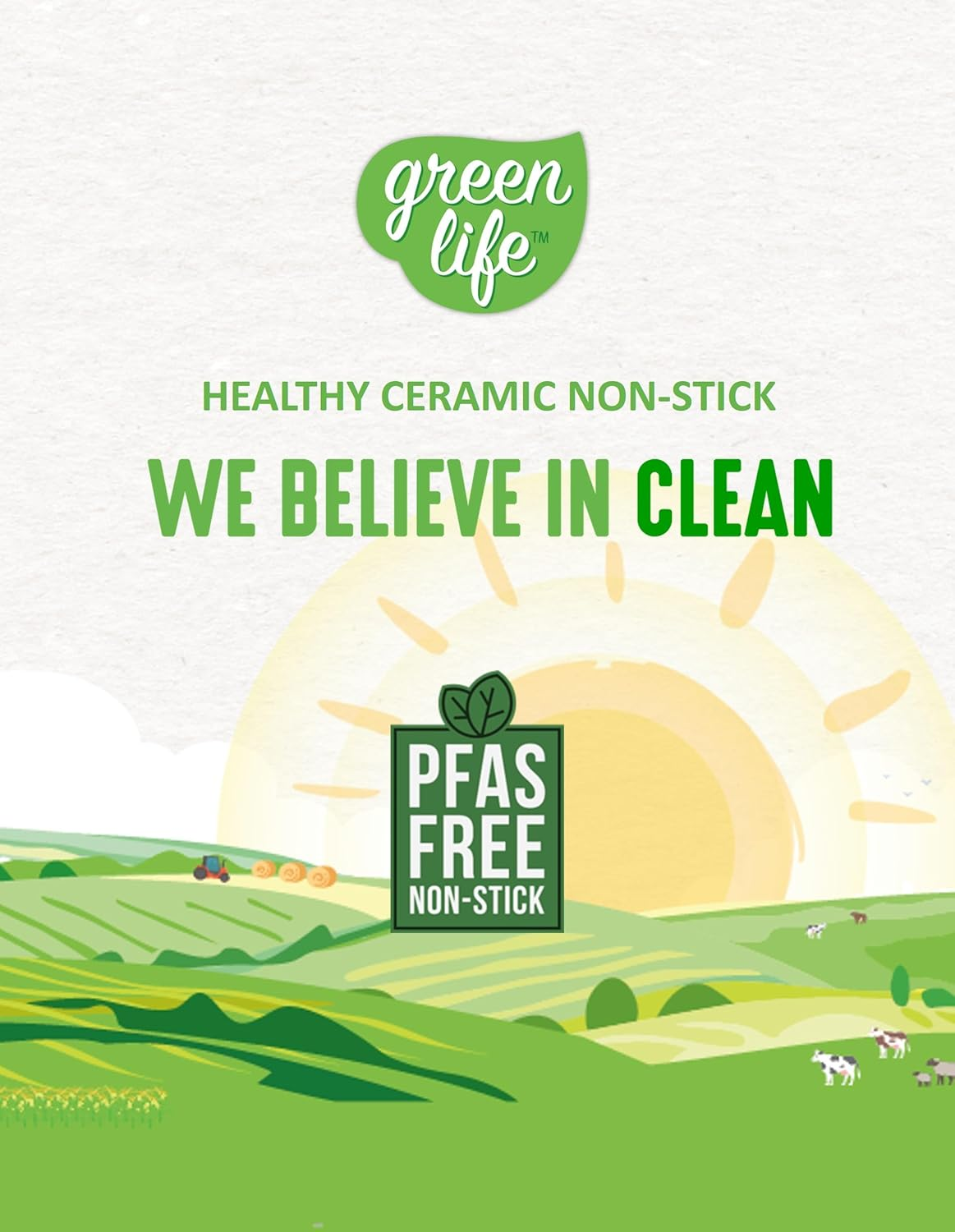 Greenlife Teppanyaki Grill Non-Toxic PFAS & Pfoa-Free Ceramic Nonstick, 5 Temperature Settings, Quick Even Heating,Large Cooking Surface, Black image number 6