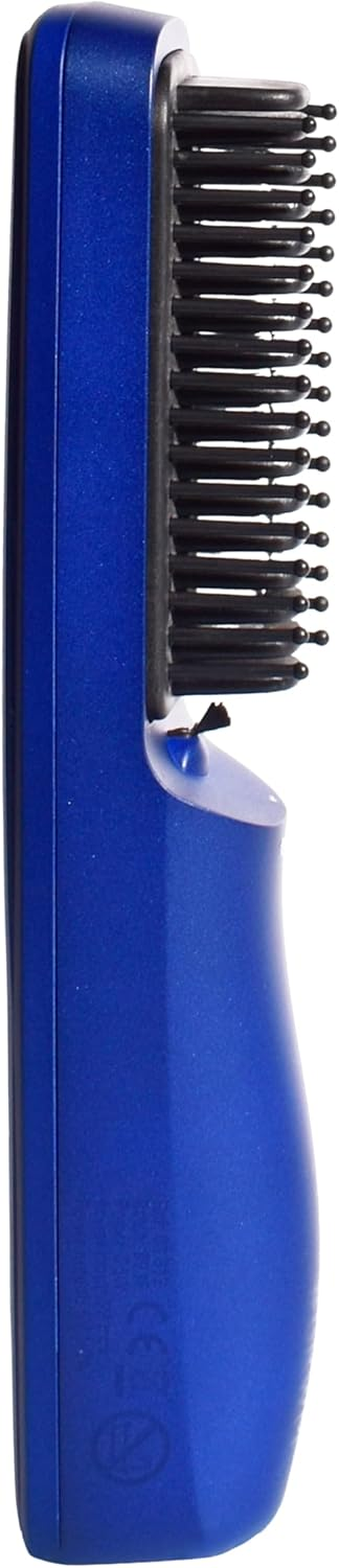 Beter GRWM Wireless Ion Brush, Professional Hair Straightener, Temperature 200&deg;C, Fast Heating, Anti-Scald, Anti-Frizz, USB Rechargeable, Blue