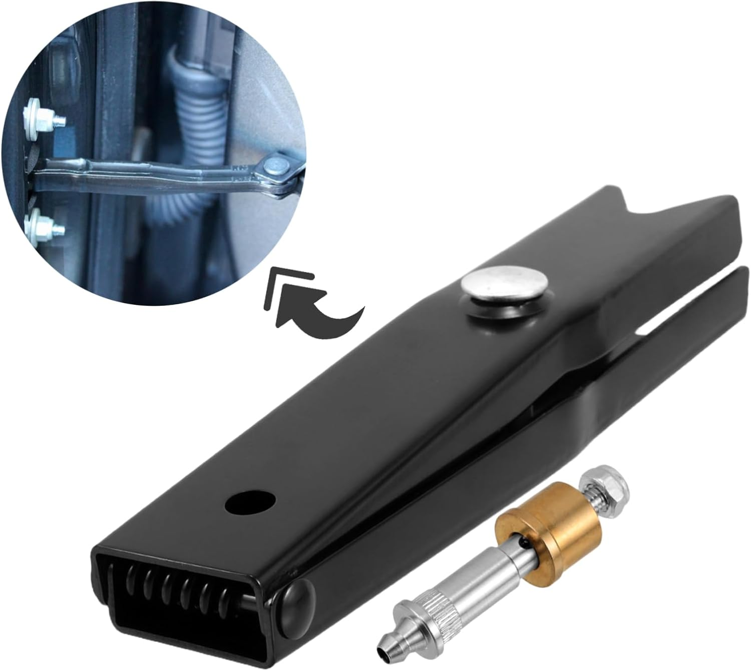 MUELODSIC 1Set Automotive Door Hinge Roller Pin Kit Tool for Pickup Truck Suv Door Hinge and Bushing Repair Kit Easy Installation for Front Rear image number 4