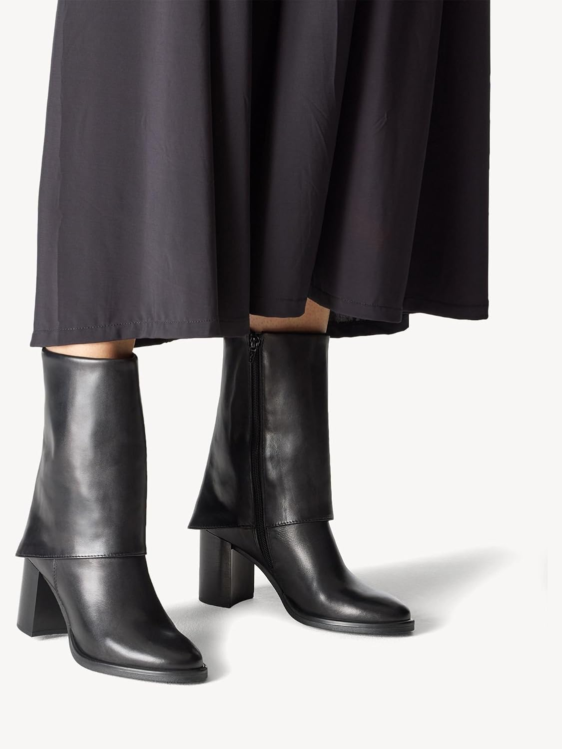 Tamaris Women'S Leather Block Heel Ankle Boots image number 1