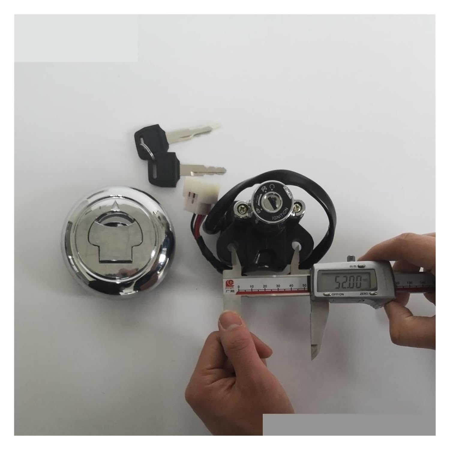 Muzhen Store Lock Set (Ignition Switch & Fuel Tank Cap/Gas Cap) Compatible with Motorcycle Compatible with KEEWAY Compatible with Superlight 125 150 Compatible with Vento Compatible with Rebellian 1 image number 5