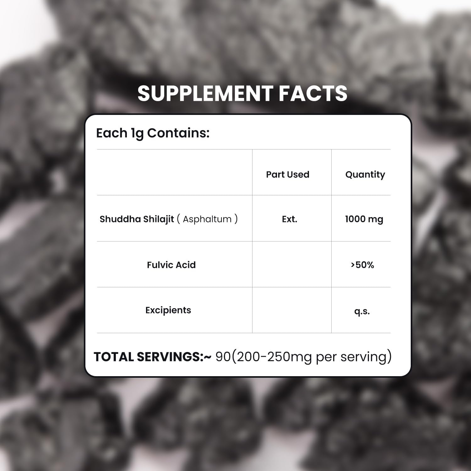 Himalayan Organics 100% Pure Shilajit/Shilajeet Resin to Boost Performance,Power, Stamina, Endurance, Strength with Fulvic Acid & 85+ Trace Minerals Complex for Energy - 20G image number 4