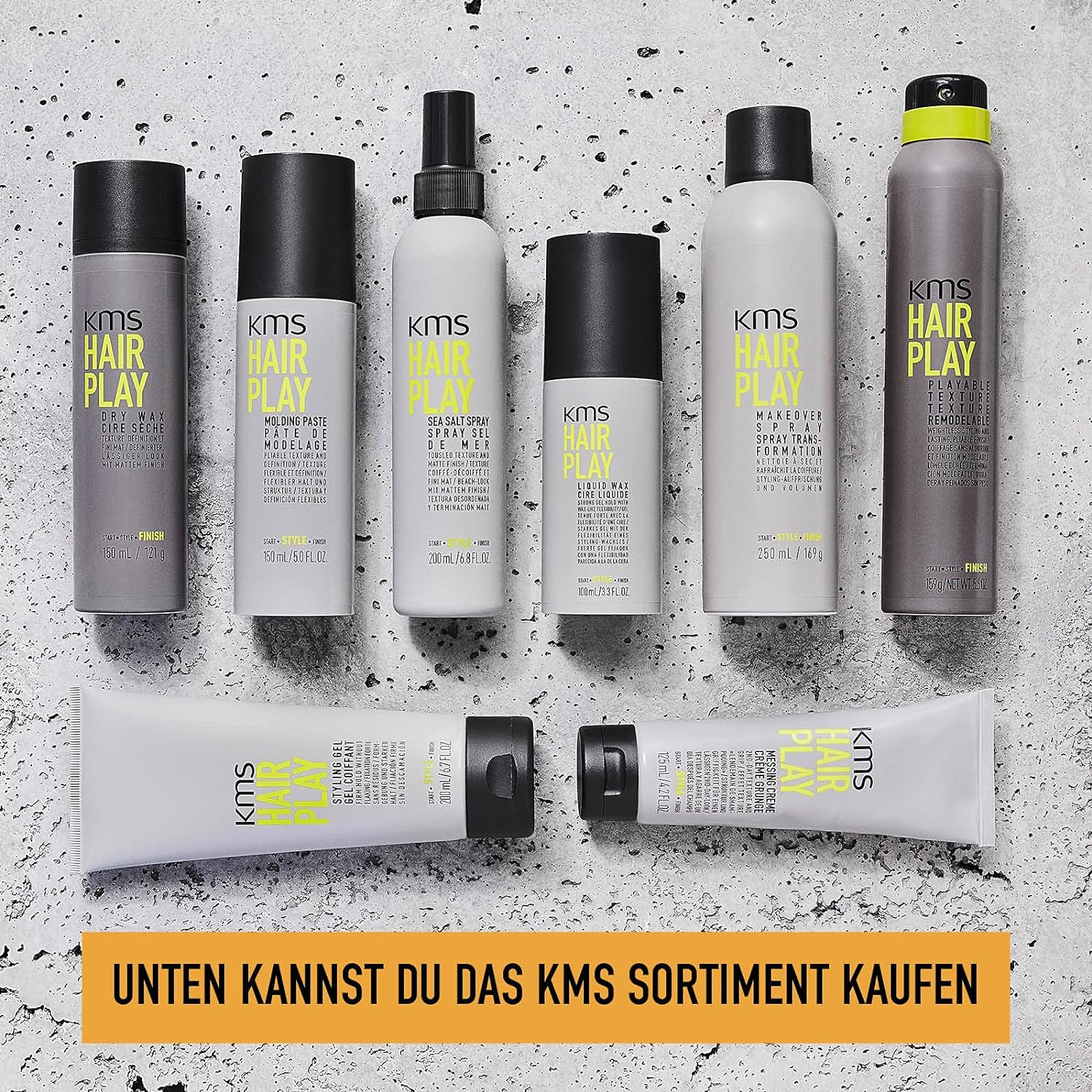 FINISH by KMS Hairplay Playable Texture 200Ml image number 4