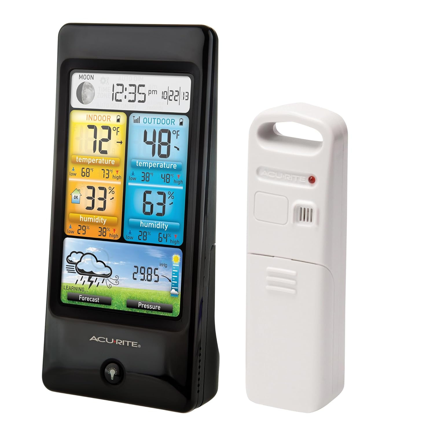 Acurite 02016 Color Weather Station with Forecast/Temperature/Humidity image number 2