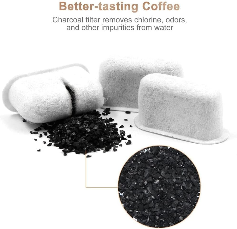 LEDON&reg; 6/12/24X Water Filters for Breville BES980 BES920 BES840 BES870 BWF100 Coffee Machine (12X)