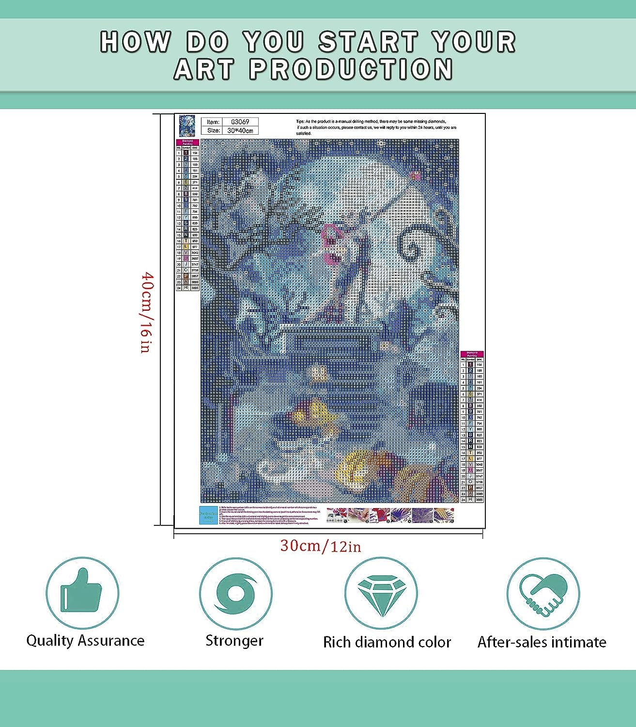 CAMOYAI Halloween Diamond Painting for Adults - Horror Jack 5D DIY Full round Drill Diamond Art Kits, HD Canvas Painting Craft Gem Art for Home Wall Decor and Gifts 12 X 16 Inch image number 2