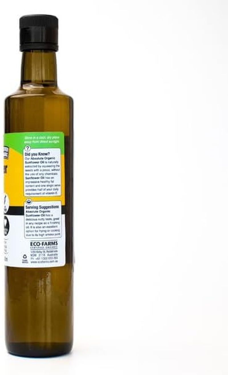 Absolute Organic Sunflower Oil, 500Ml image number 5
