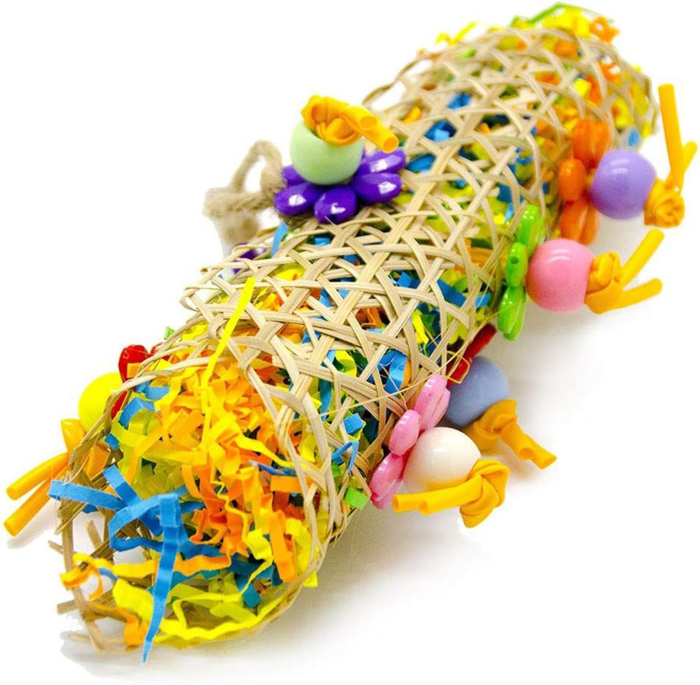 Nybhyjka Bird Foraging Toys | Cockatiel Foraging Toys, Supplies Colorful Chew Play Set for Cage Climbing Perches Hangers Lovebirds Daily Training inside Home Holidays image number 2