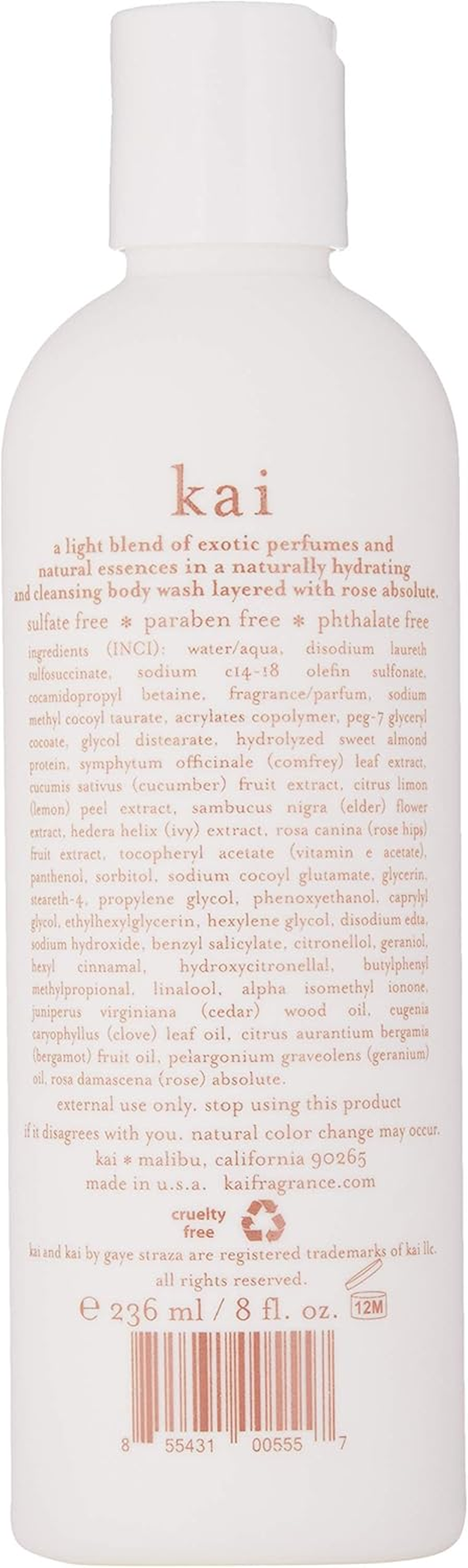 Kai Body Wash - Rose 8Oz (236Ml) image number 2