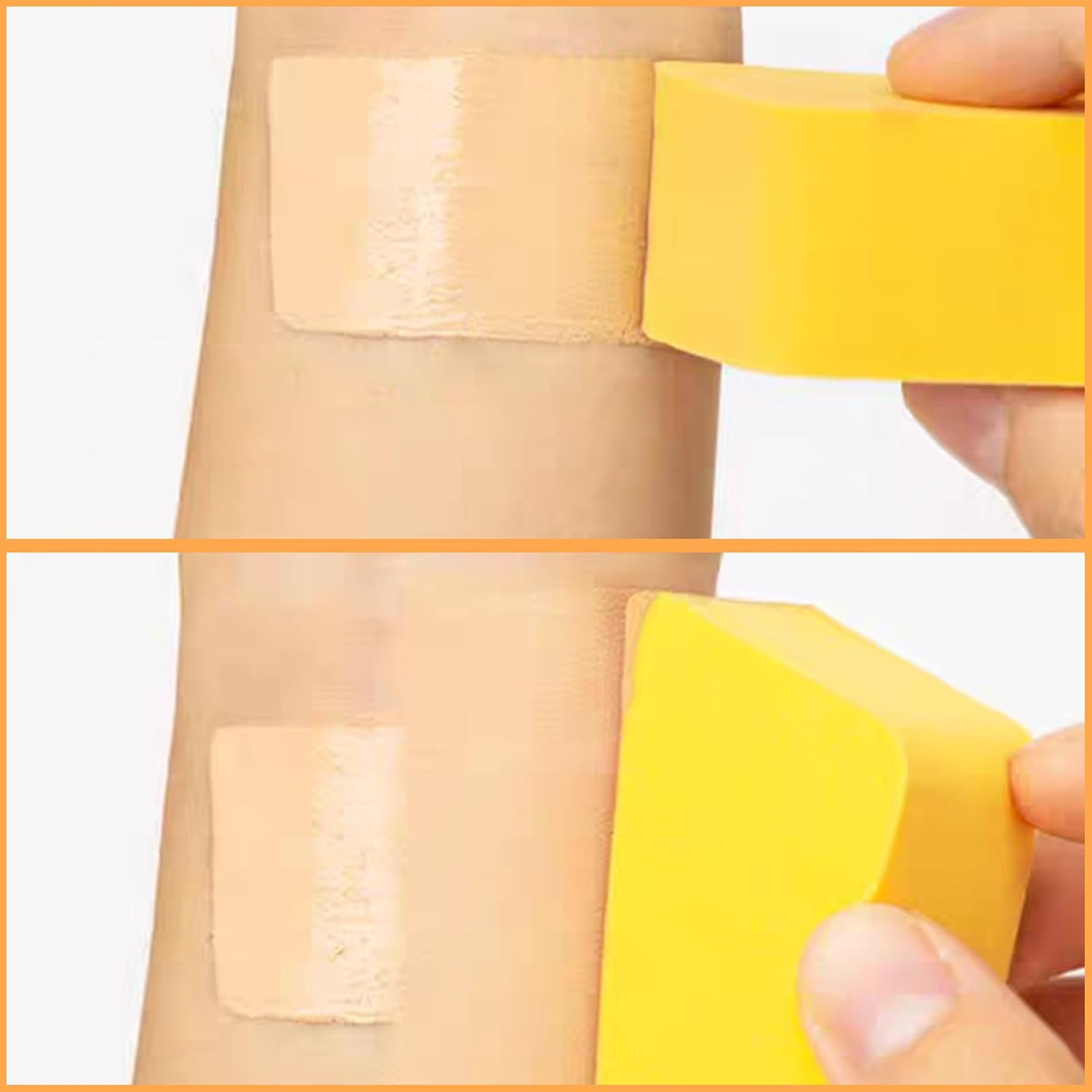 7 Pieces Makeup Sponges, Trapezoid Powder Puff, Geometry Makeup Foundation Brush, Dry and Wet Use for Foundation, Cushion Foundations, Primer, Blush