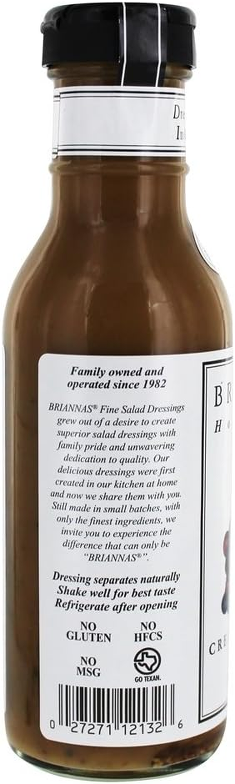 BRIANNAS Salad Dressing, New American, 12 Ounce (Pack of 6) image number 1