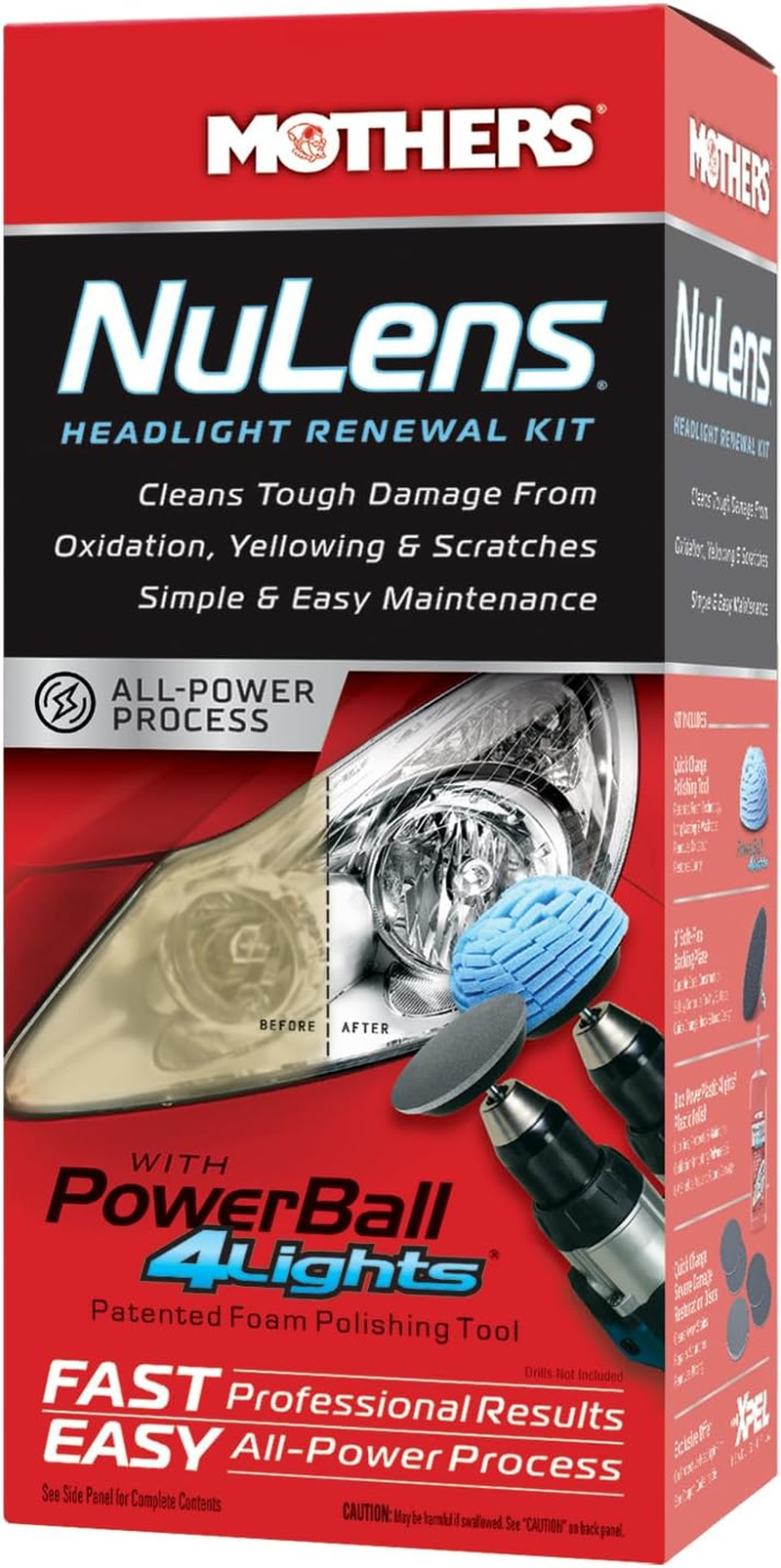 Mothers Nulens Headlight Renewal Kit - 236Ml image number 1