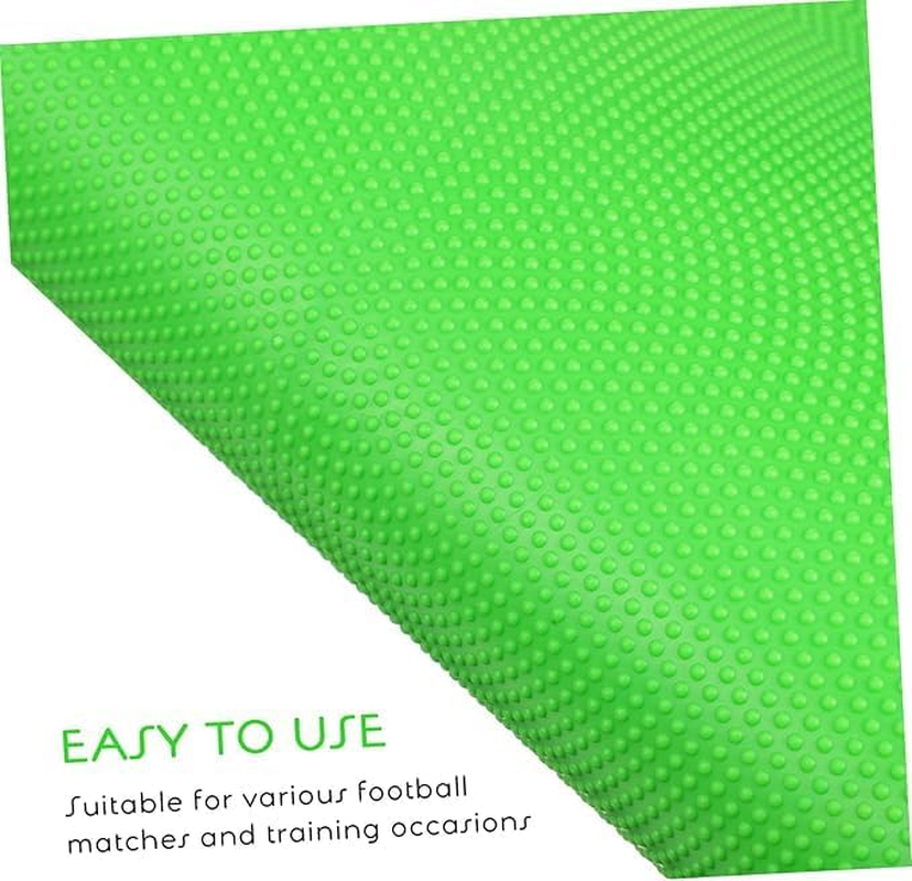 Beiqilian 5Pcs Football Logo Discs - Rubber Training Circles for Football, Baseball, Softball & Gym Exercises - Flat Markers for Sports Drills, Agility Training, and Classroom Use