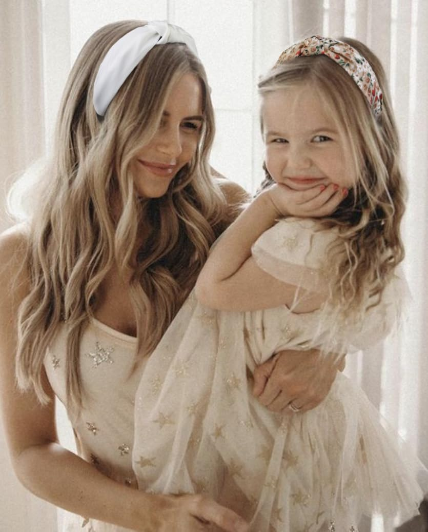 Knotted Headbands for Women Boho Womens Headbands Fashion, Top Knot Head Band for Girls Wide Knot Headband Trendy Hairband Hair Accessories image number 6