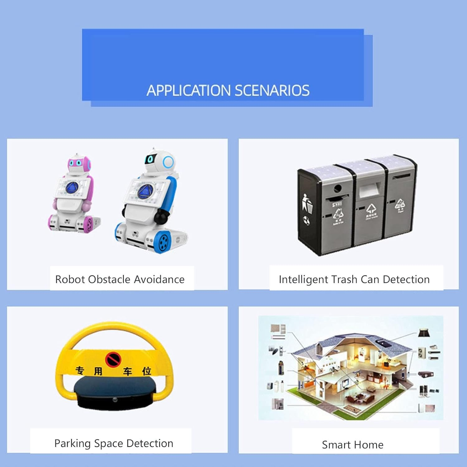 Ultrasonic Sensor Wide Application DC 3.3V‑5V IP67 Waterproof Ultrasonic Distance Detector Sensitivity 3‑450Cm image number 3