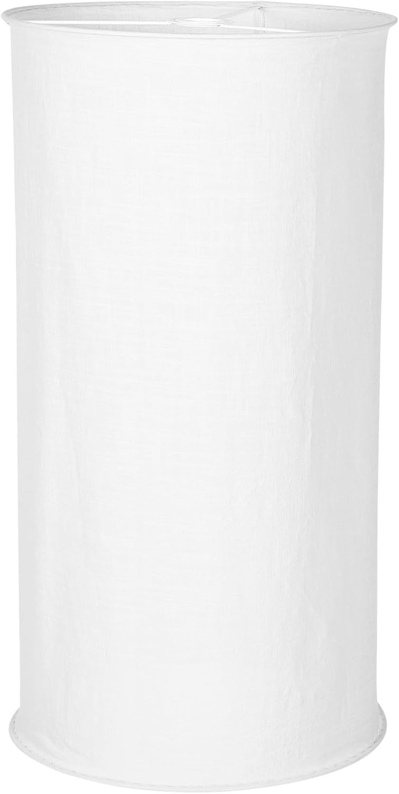 MUSISALY Foldable White Fabric Lamp Shade E27 Hanging Lamp Cover 35Cm for Modern Table and Ceiling