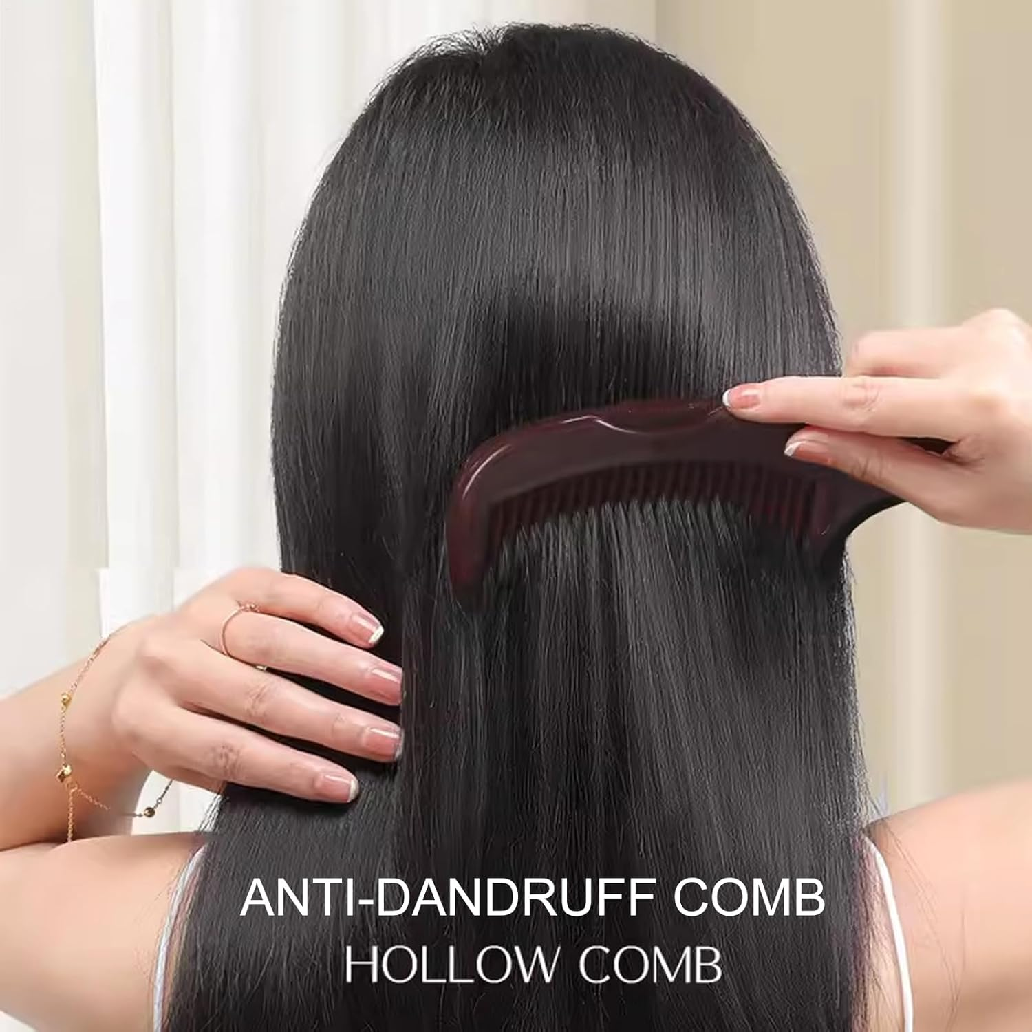 Scalp Cap, Scalp Comb, Scalp Airbag Design Hollow Ergonomic Comb - Light Holo Tooth Hair Brush, Give Your Loved One Our Skull Pen and anti Scully Head