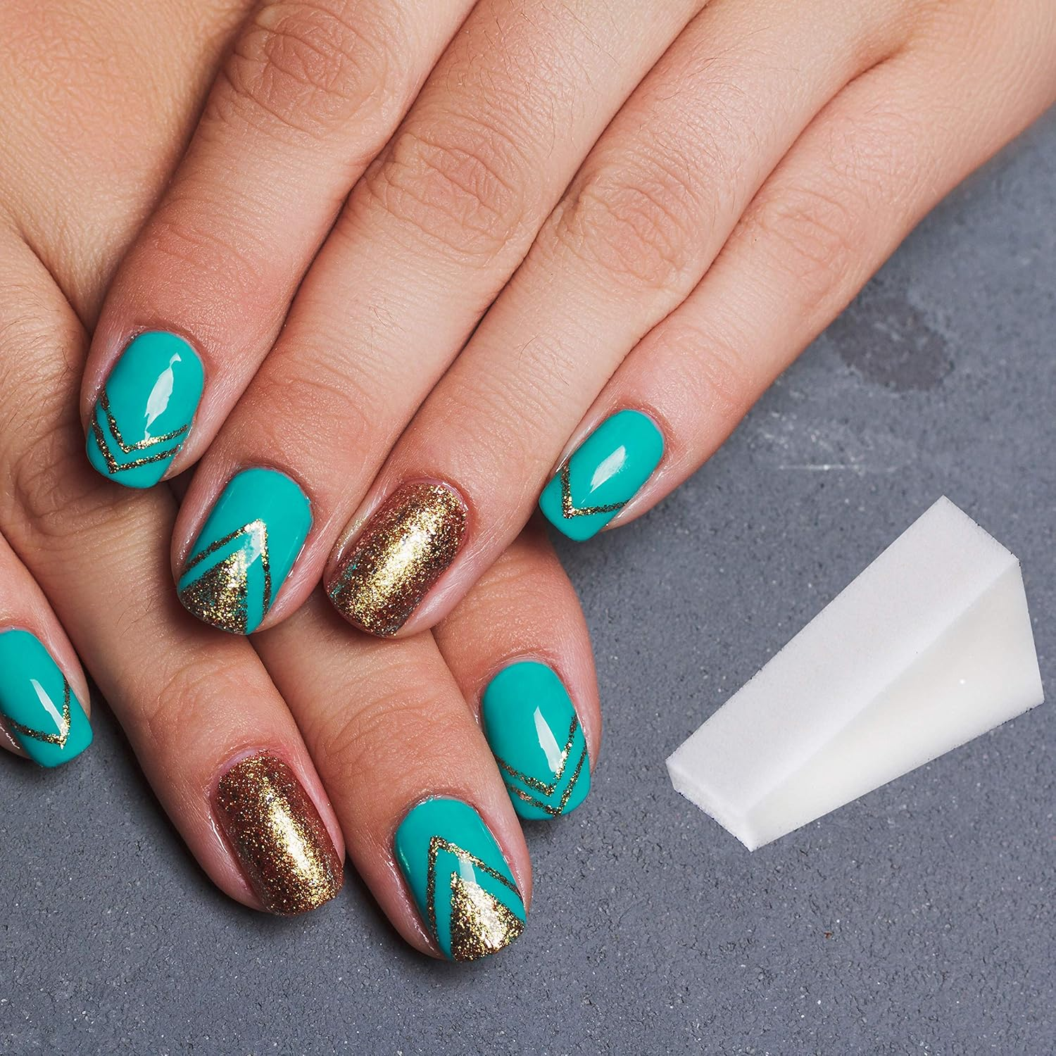 TRIXES 20 X Makeup Sponge Wedges Pro Beauty Foundation Blending and Nail Art image number 5