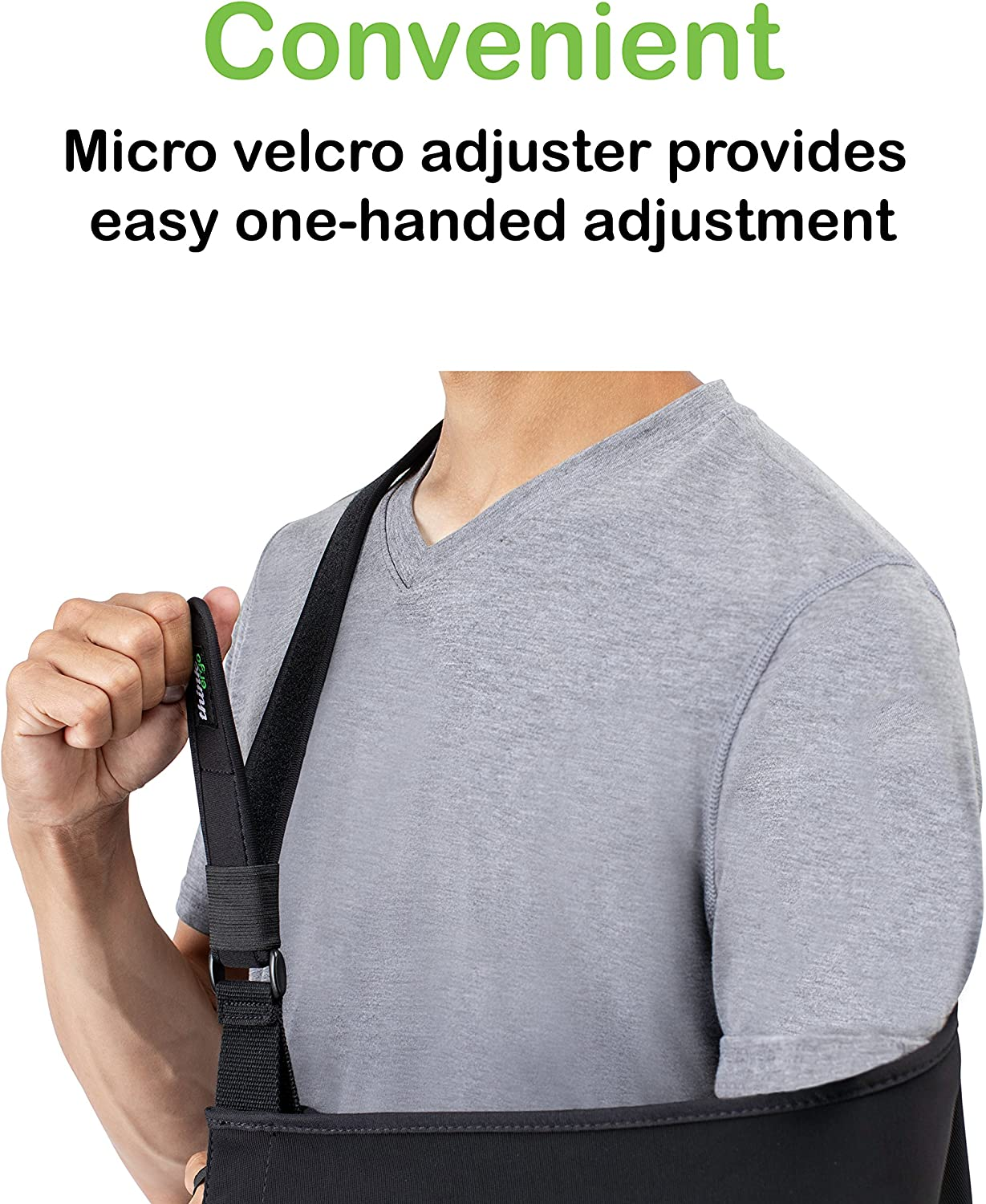 Arm Sling Sport - Lightweight, Breathable, Ergonomically Designed Medical Sling for Broken & Fractured Bones - Adjustable Arm, Shoulder & Rotator Cuff Support (Adult) image number 1