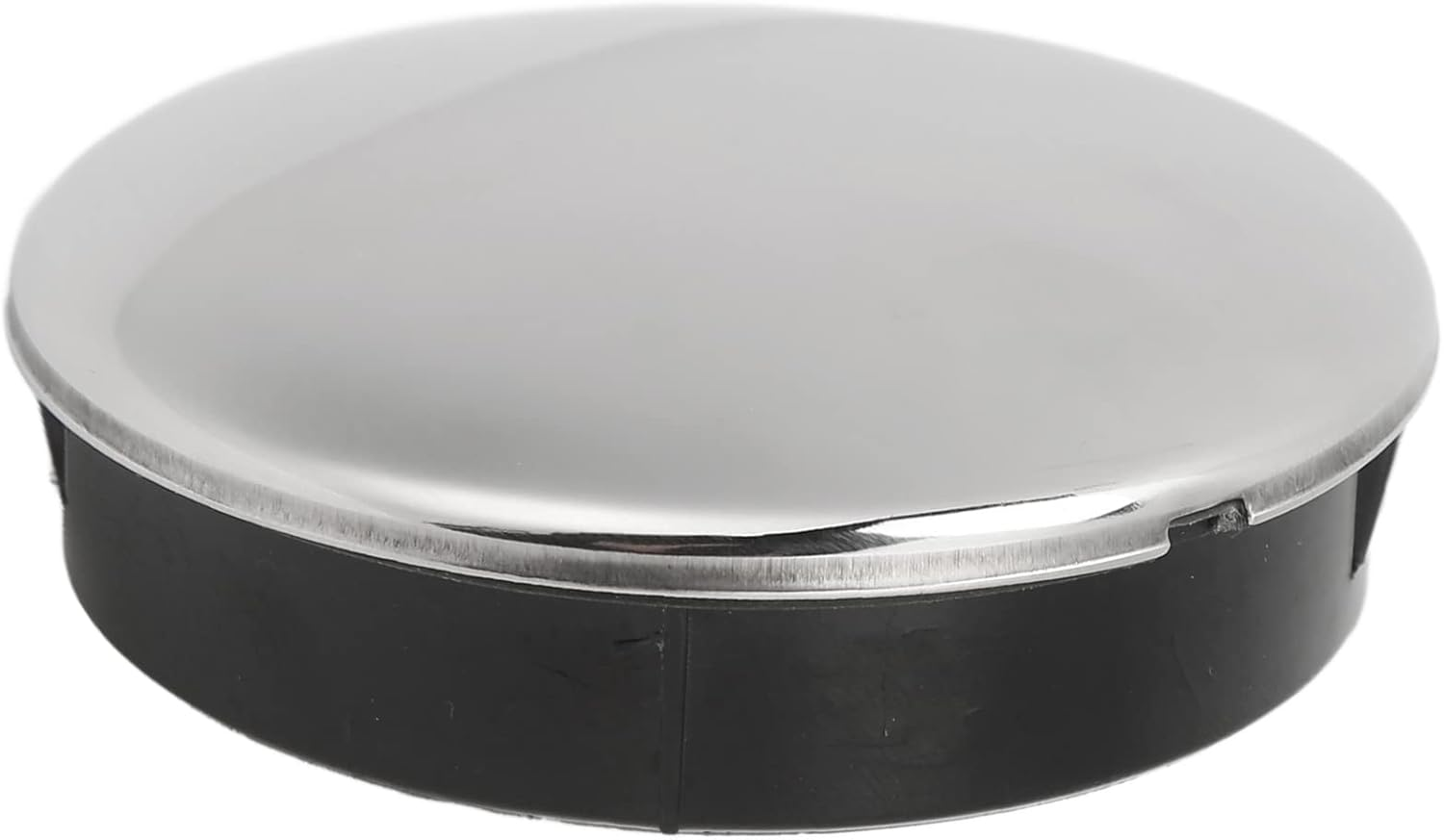 Ejoyous 2.5 Inch (6.35Cm) Boat Steering Wheel Center Cap, 316 Stainless Steel, ABS Material Snap-In Quick Installation, for Yacht Steering Wheels Enhances Grip Safety Durable image number 2