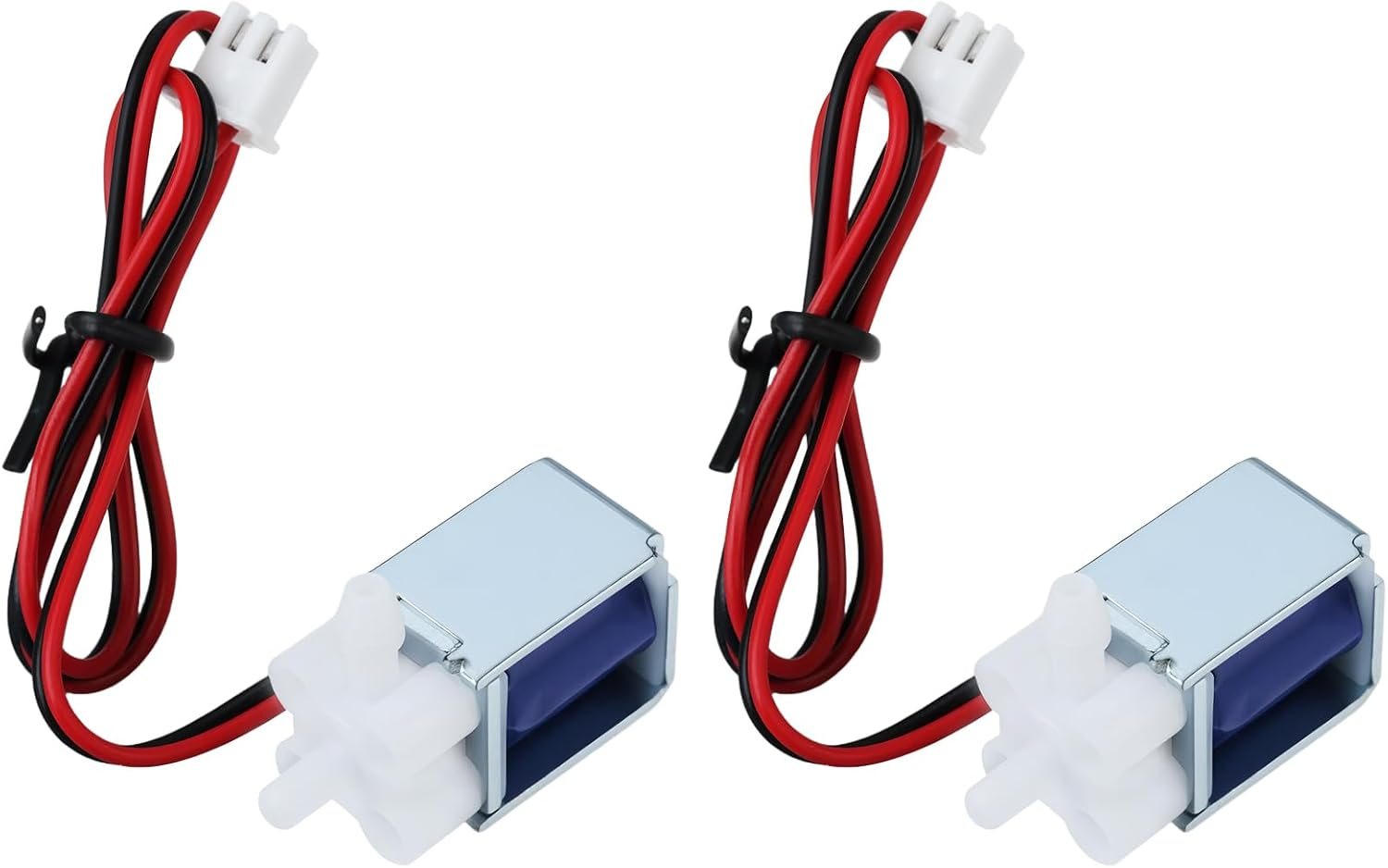 2X Micro Mini DC 5V-6V Electric Solenoid Valve Normally Closed 2-Way Air and Water Valve image number 2