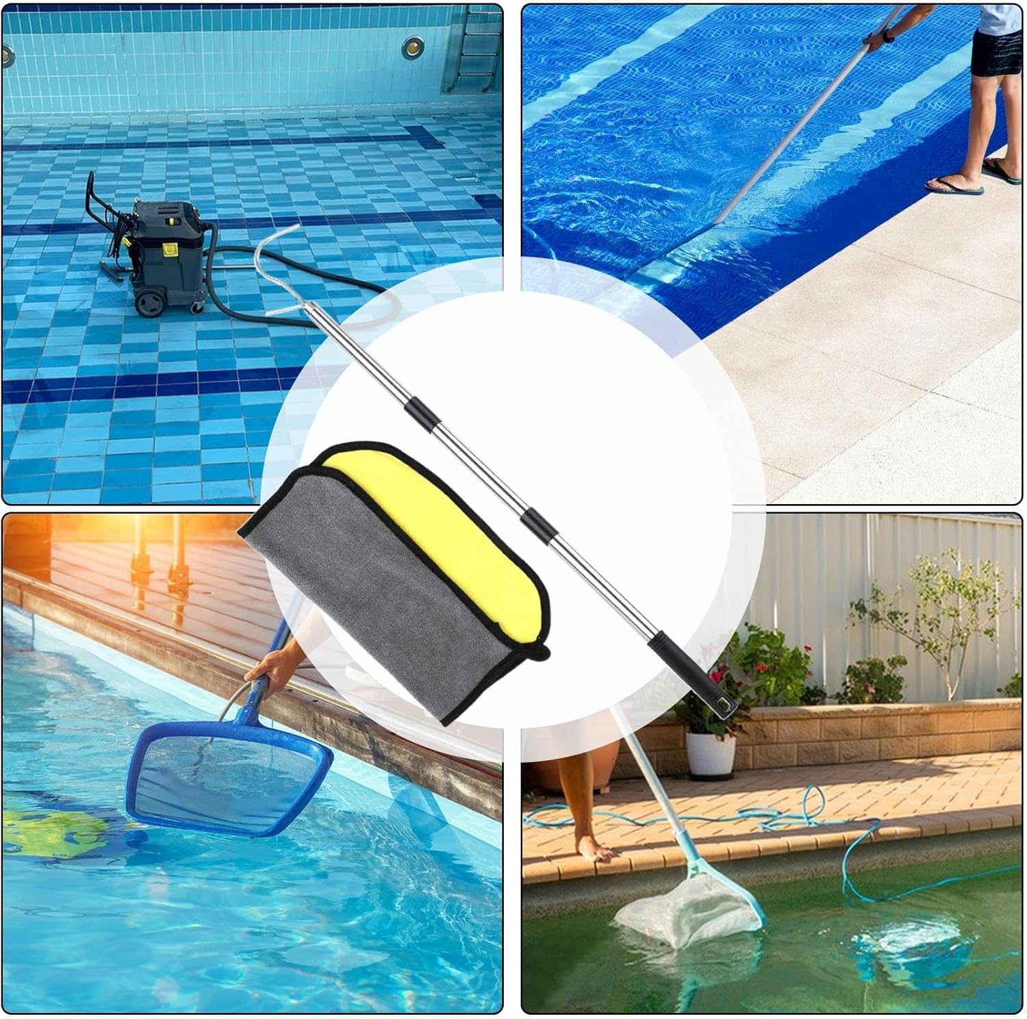 Pool Robot Hook | Pool Robot Vacuum Cleaner Pole Hook Set, Cleaning Tools, Hangers, Household Use, Garbage Removal, Underwater Care, Garden Maintenance