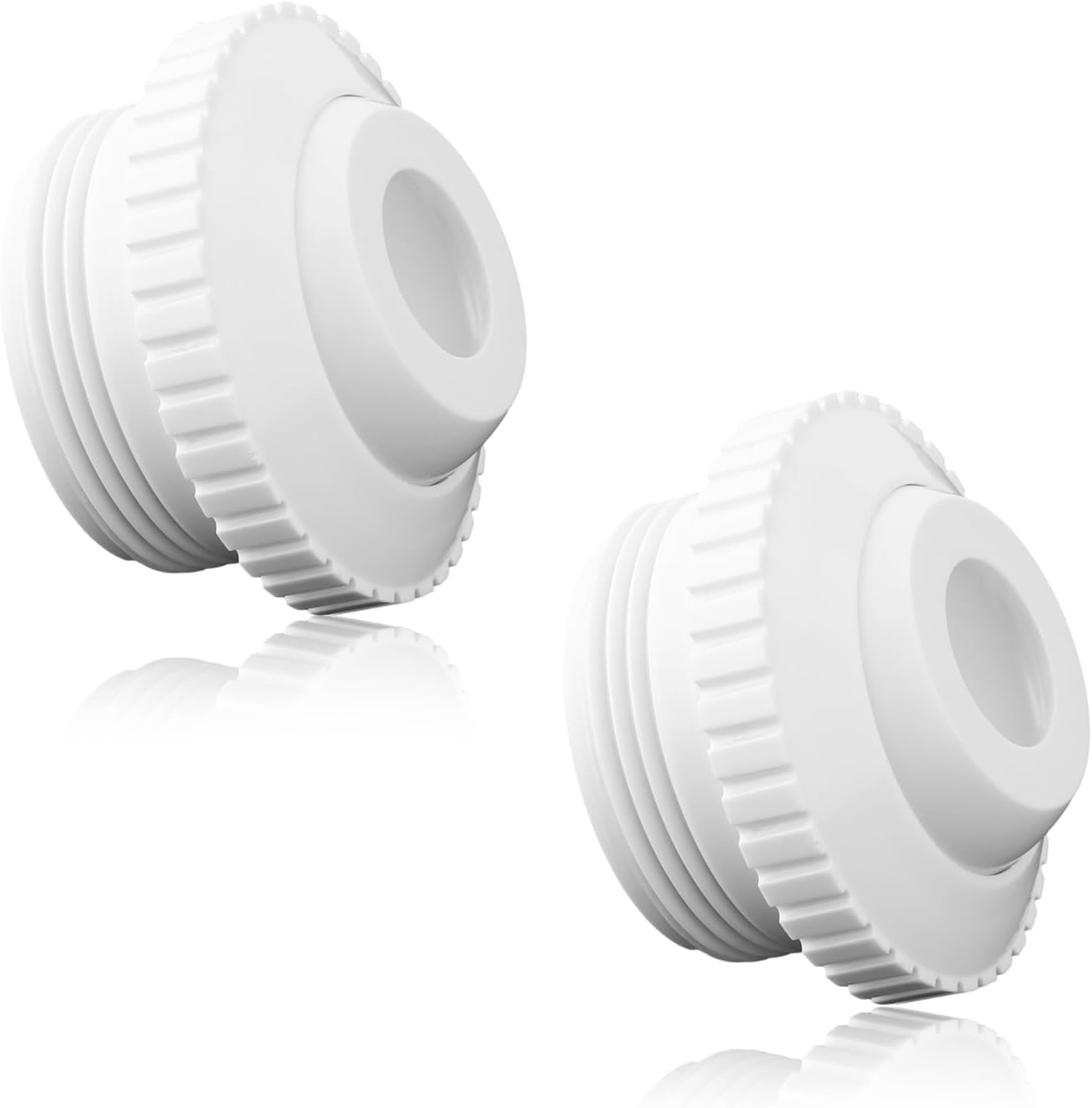 PEUTIER 2Pcs Pool Jet Nozzles, Swimming Pool Return Jet Directional Flow Eyeball Inlet Jet Flow Inlet Fitting for Swimming Pool Water Outlet Jet Nozzle Fitting Replacement image number 2