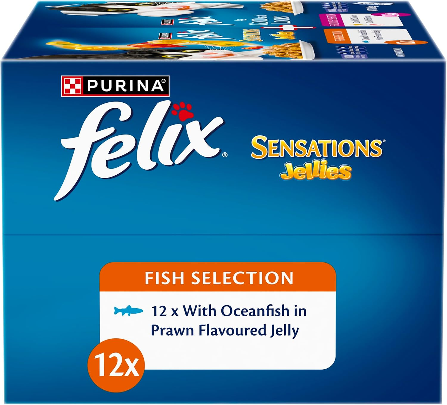 FELIX Adult as Good as It Looks&trade; & Sensations&reg; Jellies Favourites Selection Wet Cat Food 36X85G image number 2