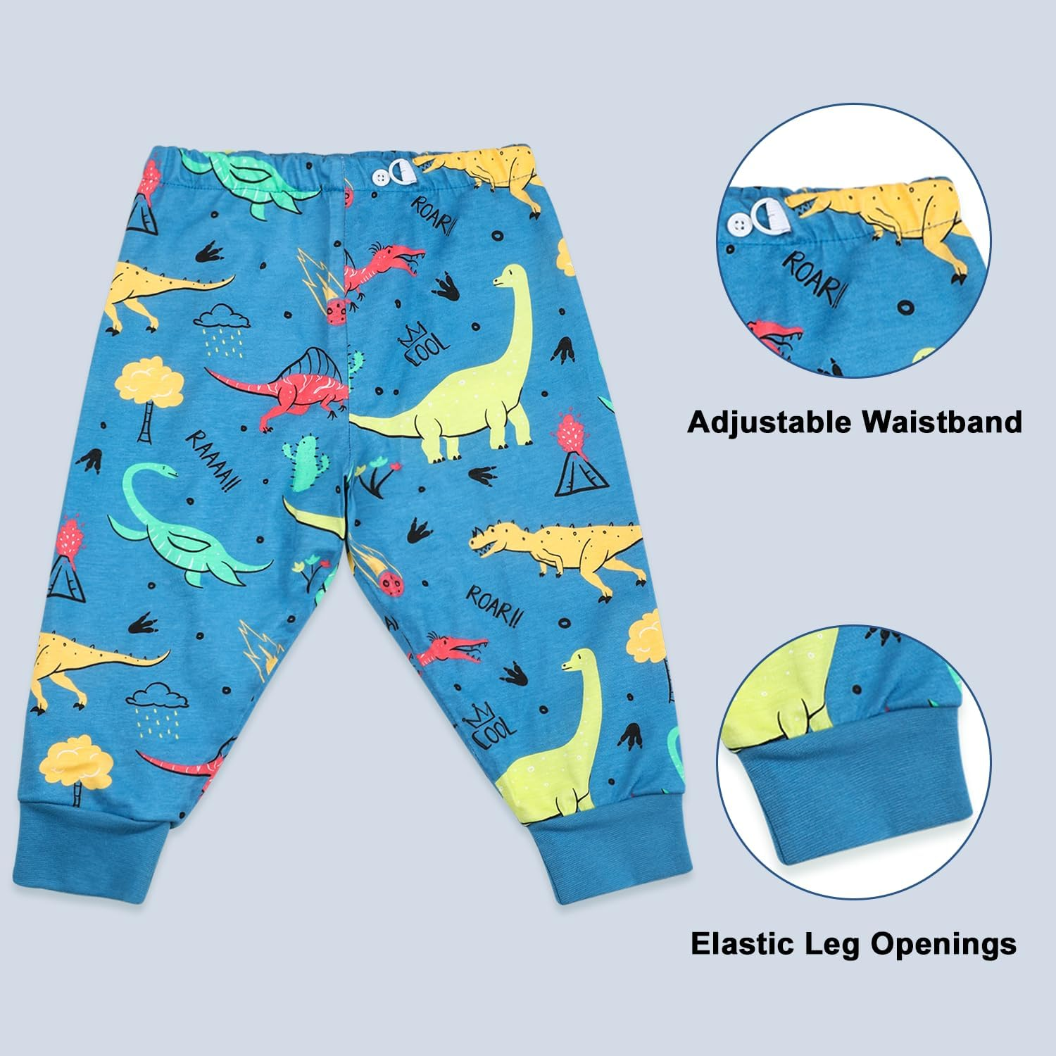 MOEMOE BABY Waterproof Diaper Pants for Potty Training 2 Packs Overnight Diaper Short for Toddler Boys and Girls image number 2