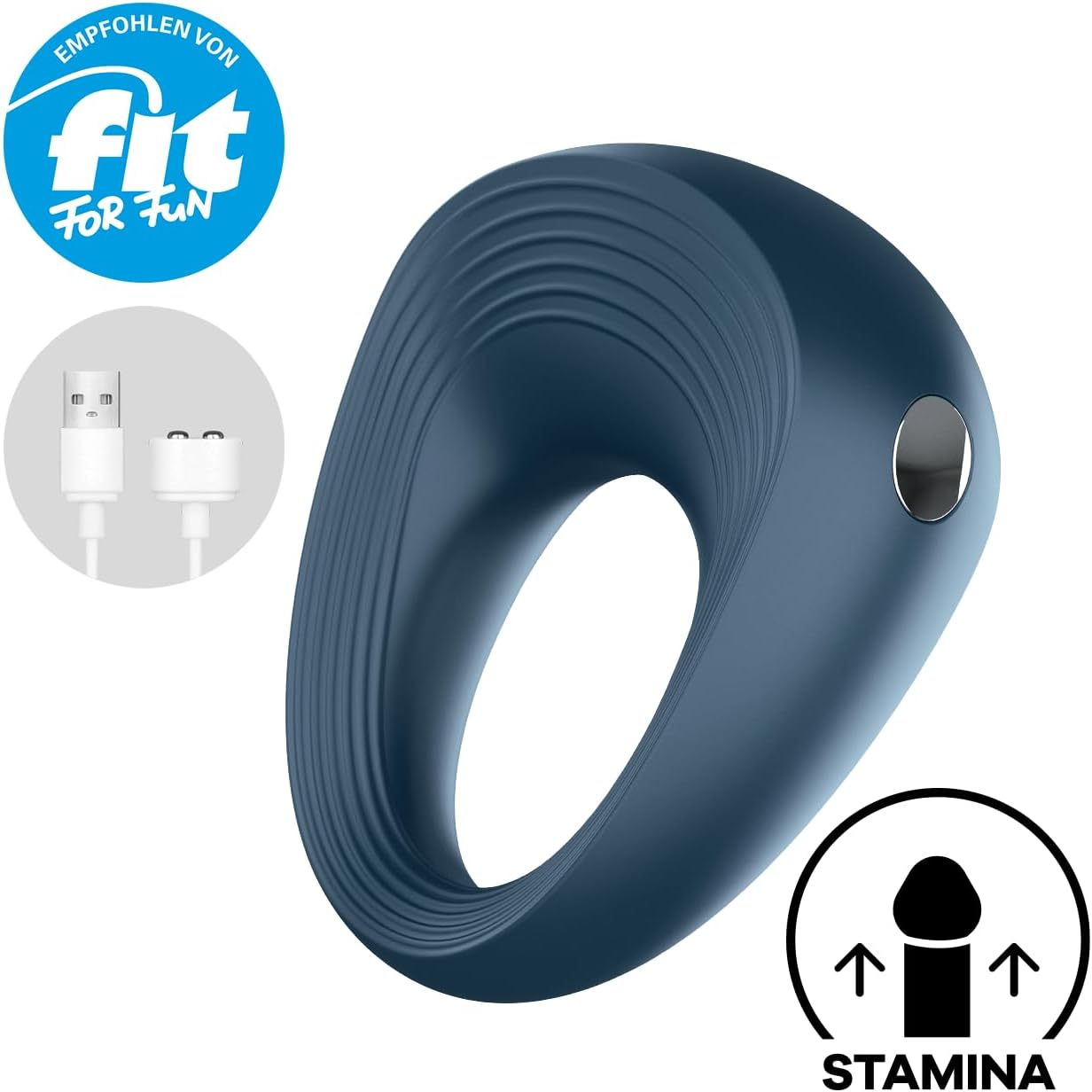 Satisfyer Power Ring, Blue image number 2