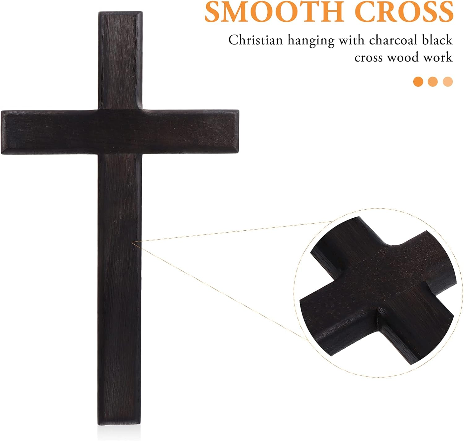 BESPORTBLE 1Pc Decore the Office Decor Decoraci&oacute;n Hogar Christian Craft Pendant Christian Pendant Necklace Decor for Table Natural Home Decor Wall Jesus Decorate Decorations Wood image number 6