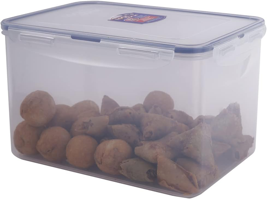 Lock and Lock 70077 Classic Tall Rectangular Container, Clear 9.8 X 7.1 X 5.9" image number 4