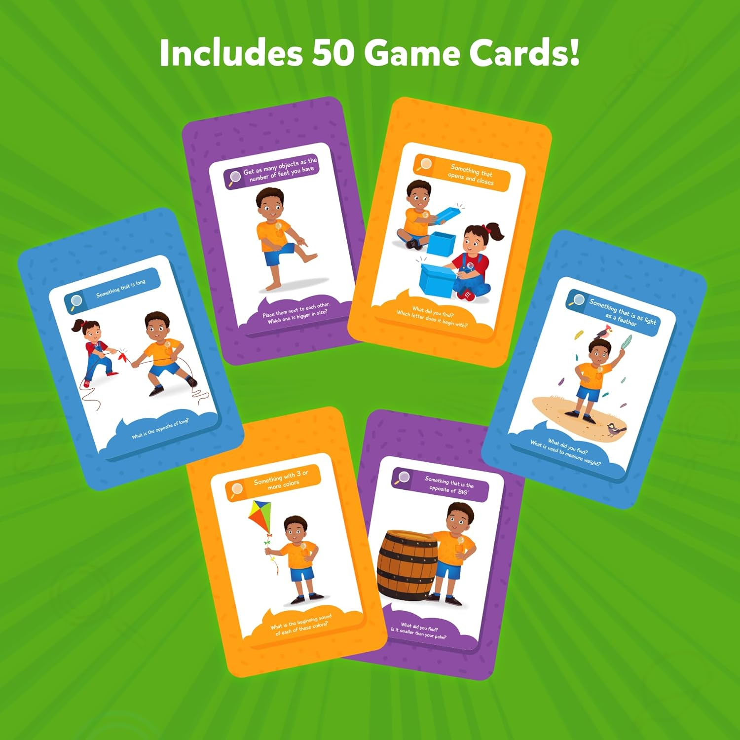 Skillmatics Outdoor Scavenger Hunt Card Game - Found It, Learning Toys, Educational, Gifts for Kids, Boys, Girls and Families, for Ages 4, 5, 6, 7, Perfect for Home, School, Playdates image number 3