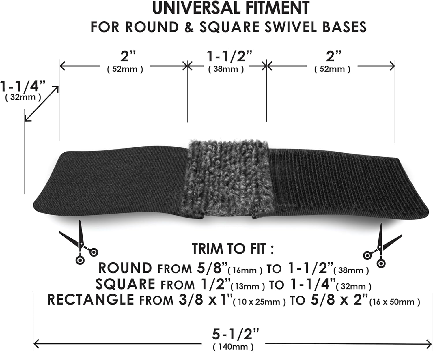 Gorillaoutdoor Sled Base Chair Floor Protectors/Wrap around Berber for Furniture with Tubular Legs and Bases (16 Pack) Wrap on Furniture Pads for Outdoor or Indoor Use image number 4