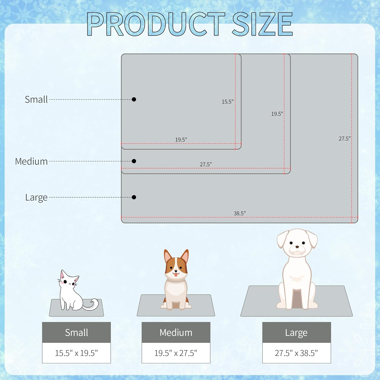NACOCO Summer Pet Cooling Mat - Cat Dog Cushion Pad Sleeping Cool Shark Comfortable Soft for Pets Kids and Adults (Grey Shark, M) image number 6
