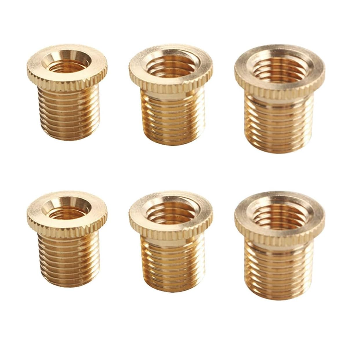 6PCS Shift Knob Thread Adapters Universal M8 X 1.25, M10 X 1.25, M10 X 1.5 Thread Gear Shifter Knob Screw image number 2