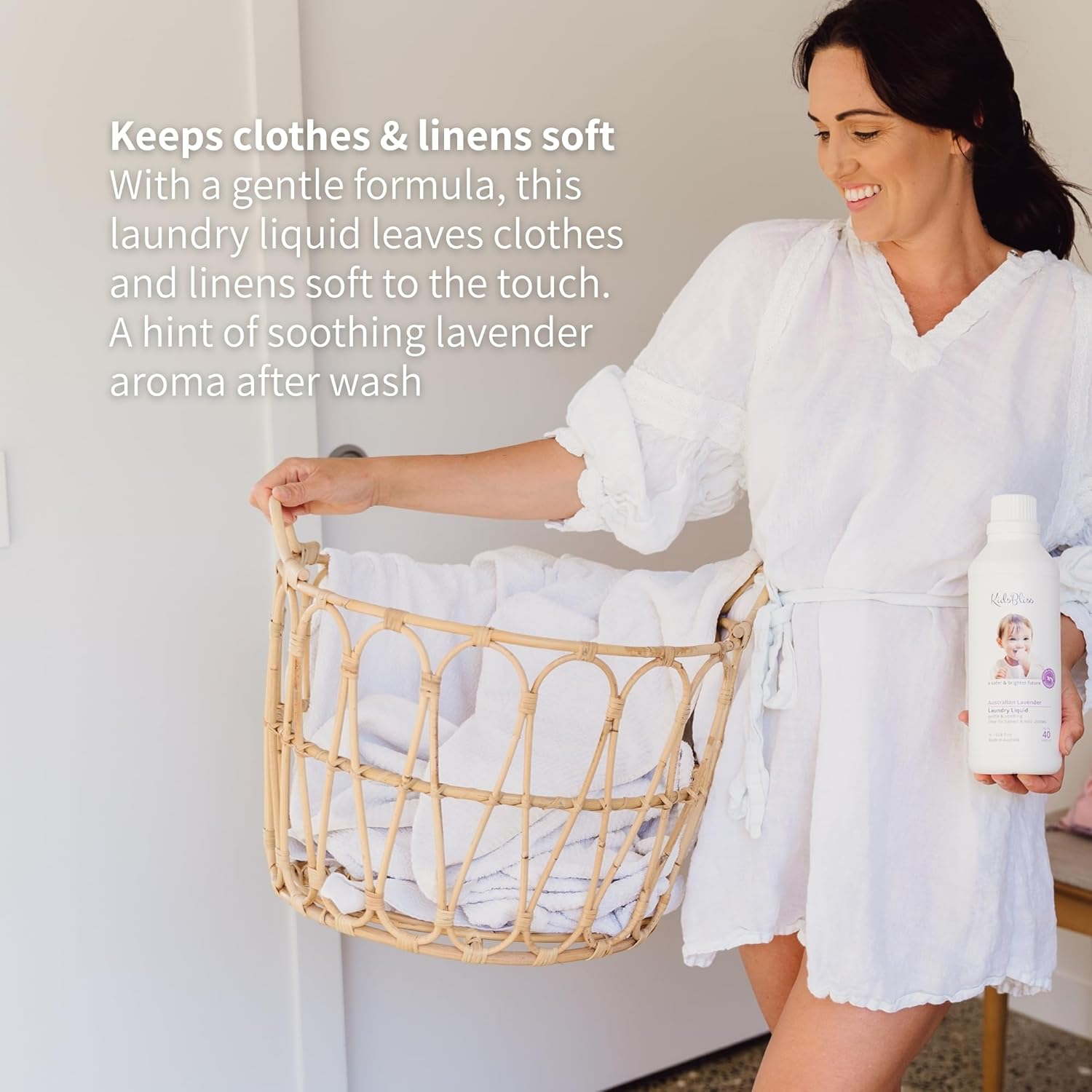 Kids Bliss Laundry Liquid -Australian Lavender 1L, 1000 Millilitre image number 5