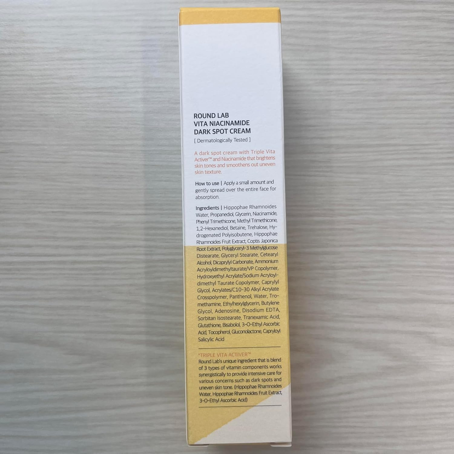 Round Lab Vita Niacinamide Dark Spot Cream 50 Ml image number 4