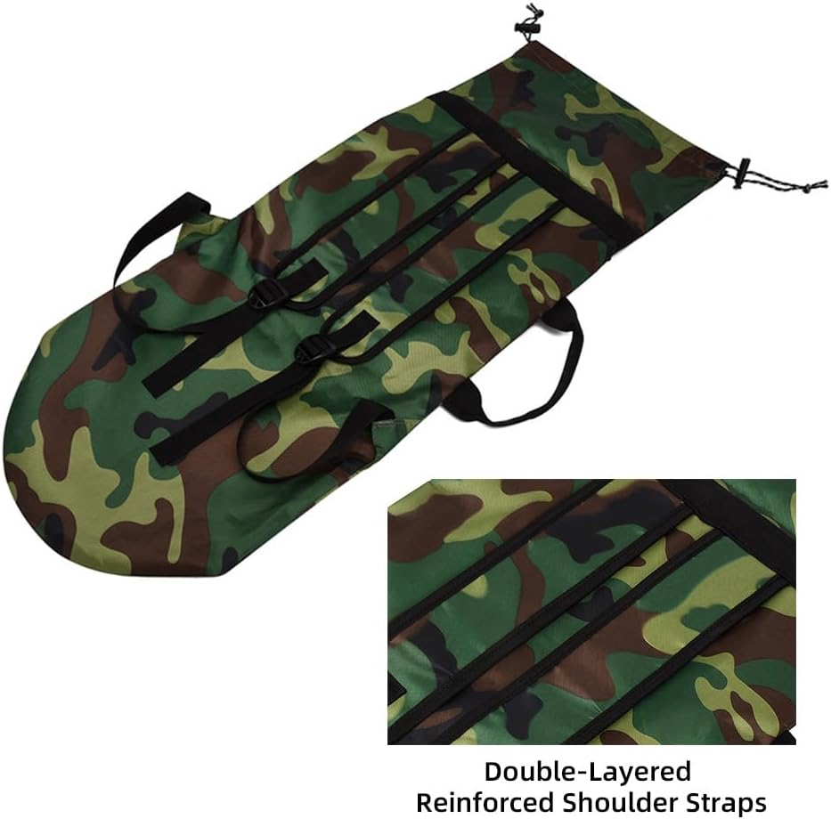 Skateboard Bag Backpack - Night Reflective Adjustable Straps Multi-Pocket for Sports Gear Accessories image number 2