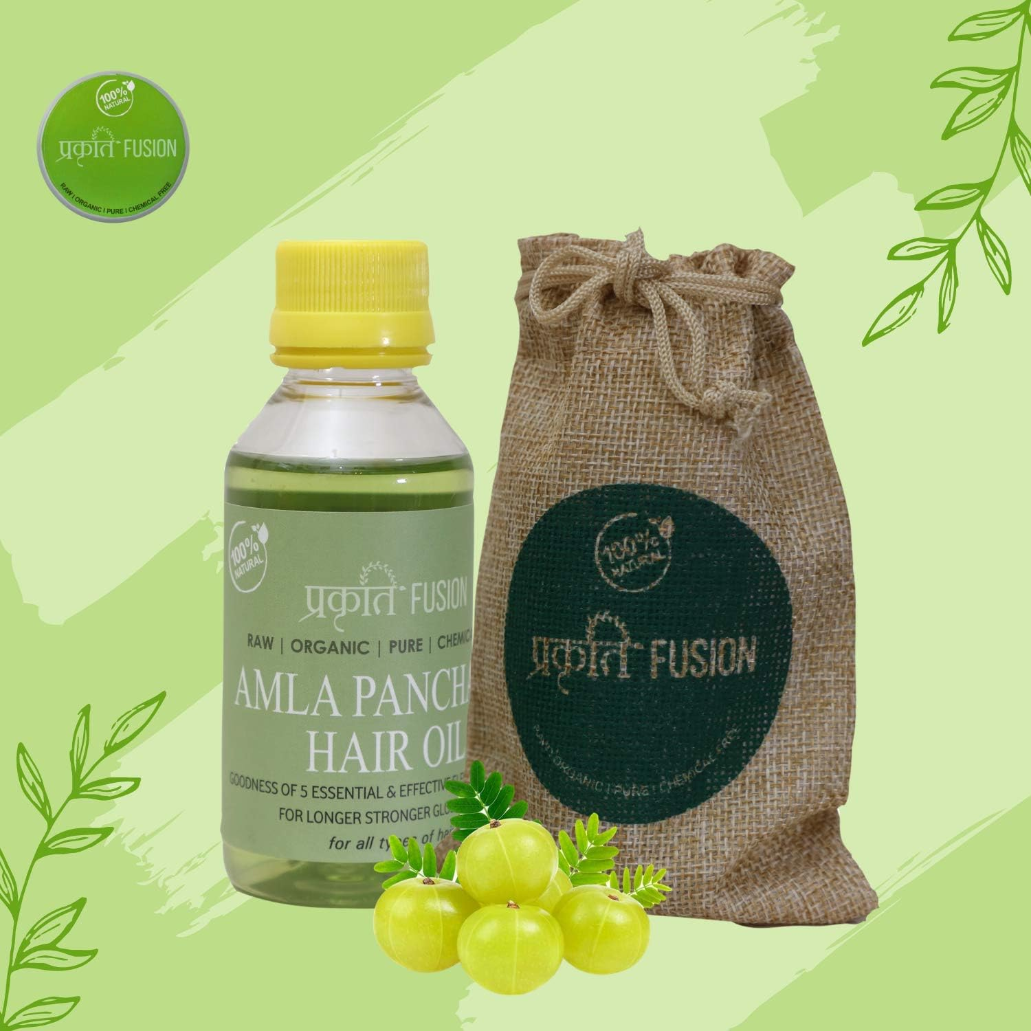 Prakrati Fusion Amla Panchang Hair Oil | Pure,Organic & Chemical Free image number 3